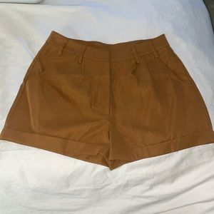 Camel colored shorts NWT